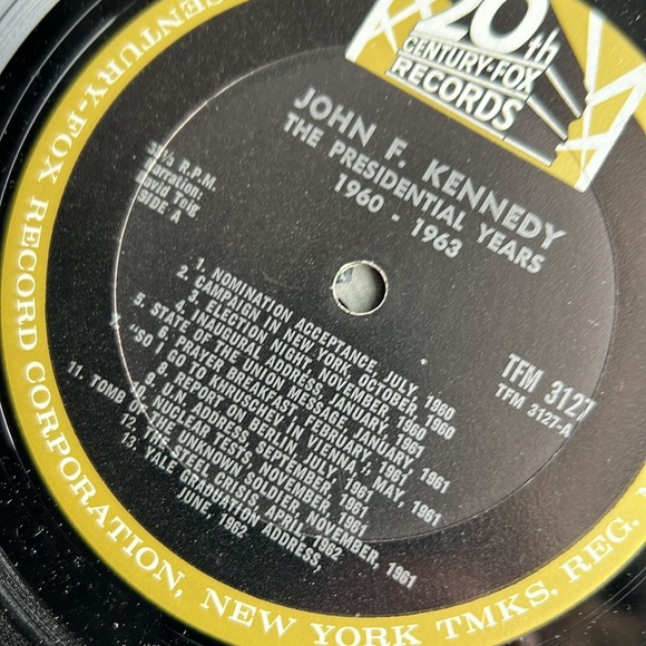 Vinyl Record  John F. Kennedy Presidential Years 1960 to 1963 - Picture 7 of 8